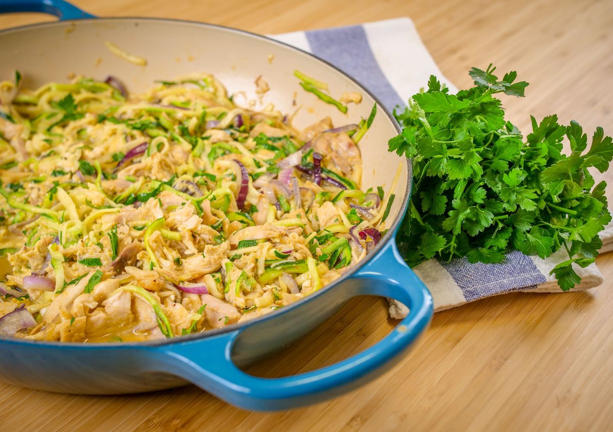Frango com Legumes à Brás